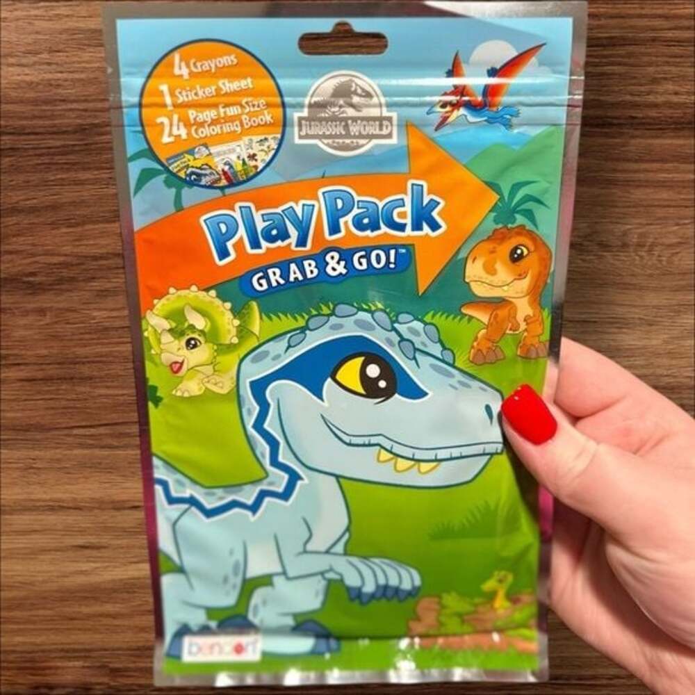 Jurassic World Play Pack Grab & Go - Green/Blue